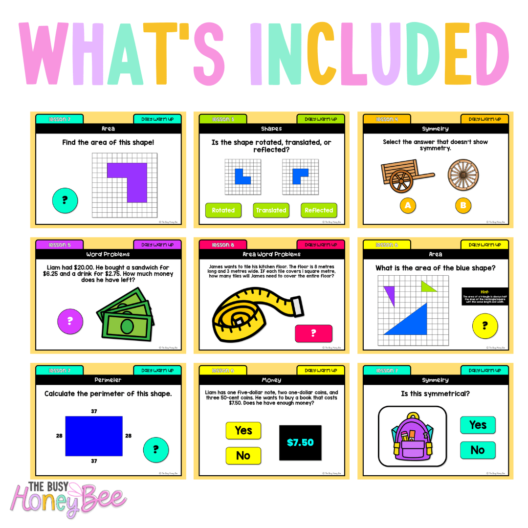 Stage 2 Year B Ultimate Australian | NSW Maths Daily Review | Warm-Up Mega Bundle - Warm Up | Revision