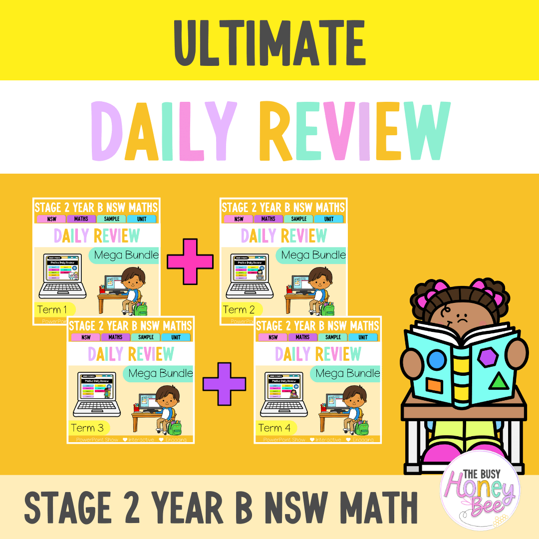 Stage 2 Year B Ultimate Australian | NSW Maths Daily Review | Warm-Up Mega Bundle - Warm Up | Revision