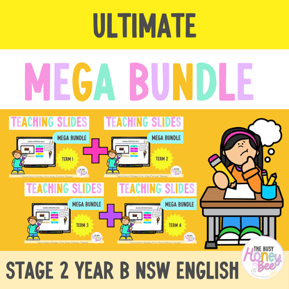 Stage 2 Year B Ultimate English Teaching Slides Mega Bundle - Teaching Slides
