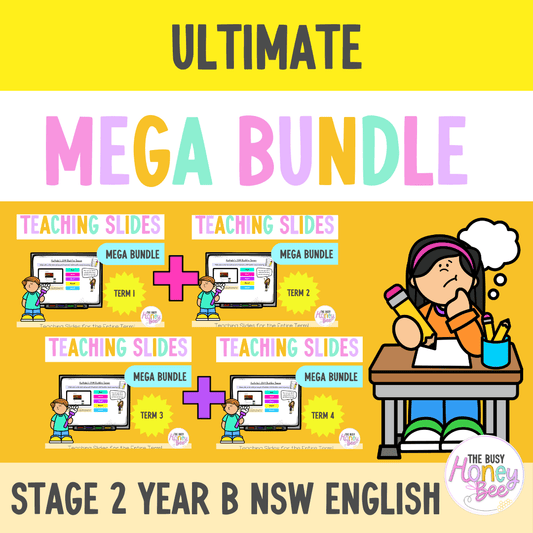 Stage 2 Year B Ultimate English Teaching Slides Mega Bundle - Teaching Slides