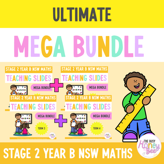 Stage 2 Year B Ultimate Maths Teaching Slides Mega Bundle - Teaching Slides