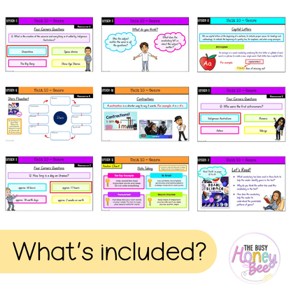 Stage 2 Year B Unit 10 NSW Genre English Teaching Slides - Teaching Slides