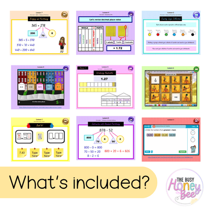 Stage 2 Year B Unit 26 NSW Maths Teaching Slides - Zip Folder: Smart Notebook, PowerPoint, Google Slide Compatible