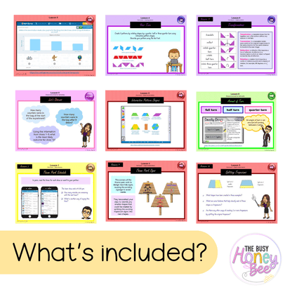 Stage 2 Year B Unit 39 NSW Maths Teaching Slides - Zip Folder: Smart Notebook, PowerPoint, Google Slide Compatible
