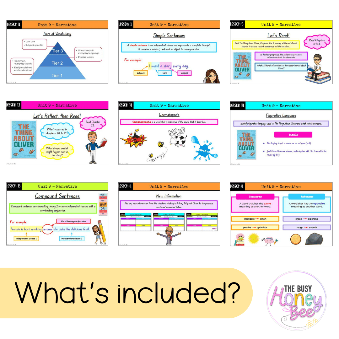 Stage 2 Year B Unit 9 NSW Narrative English Teaching Slides - Teaching Slides