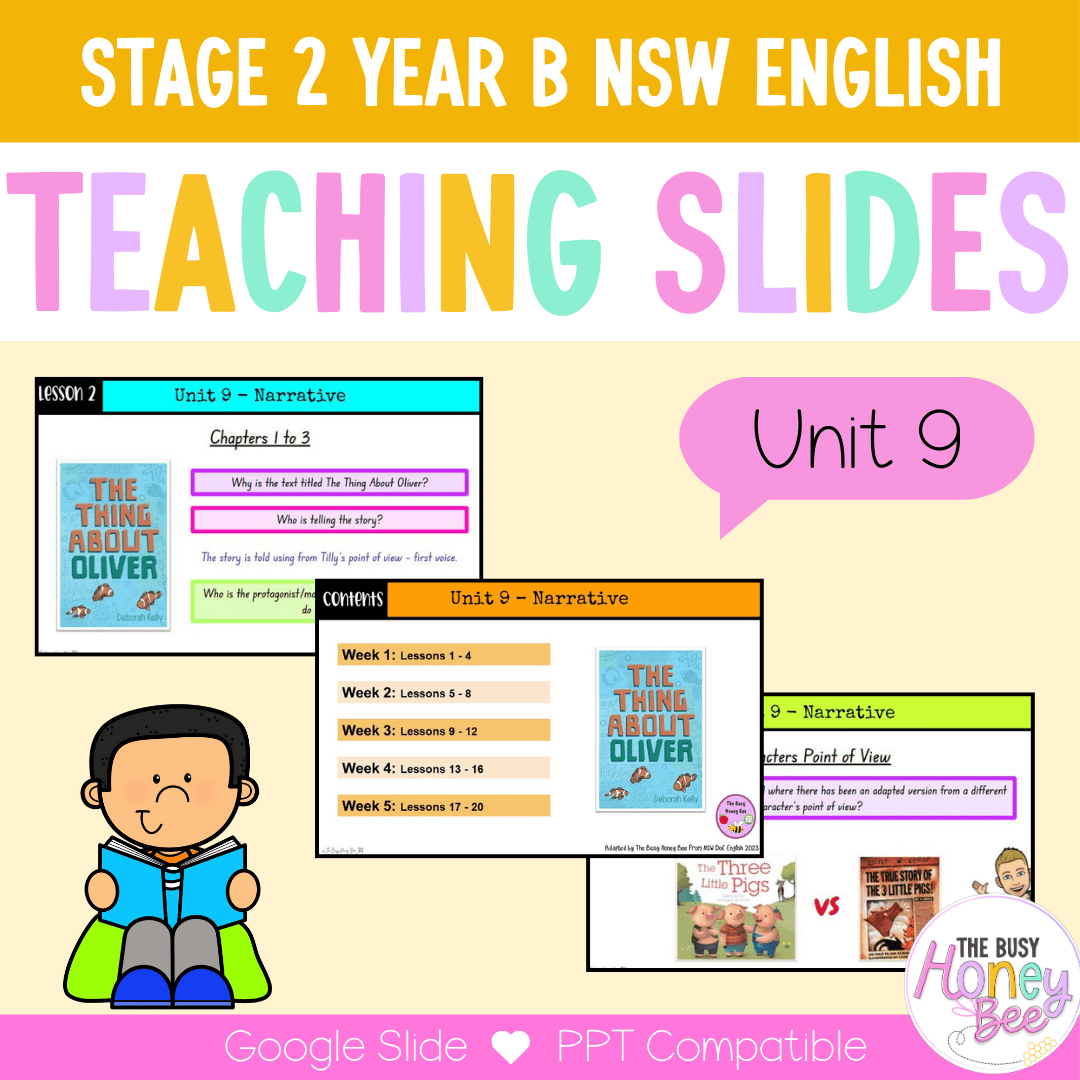 Stage 2 Year B Unit 9 NSW Narrative English Teaching Slides - Teaching Slides