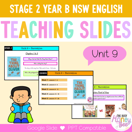 Stage 2 Year B Unit 9 NSW Narrative English Teaching Slides - Teaching Slides