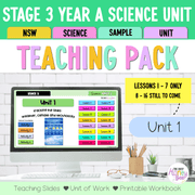 Stage 3 NSW Science Sample Unit 1 Teaching Pack 2026 - Teaching Bundle