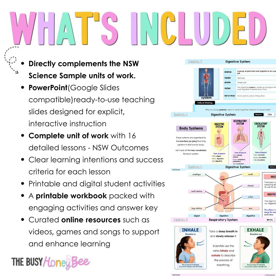 Stage 3 NSW Science Sample Unit 2 Teaching Pack 2026 - Teaching Bundle
