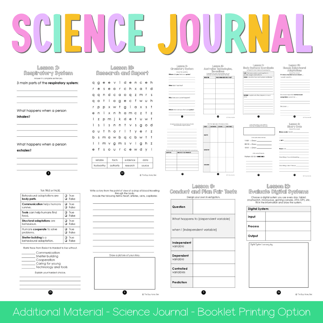 Stage 3 NSW Science Sample Unit 2 Teaching Pack 2026 - Teaching Bundle