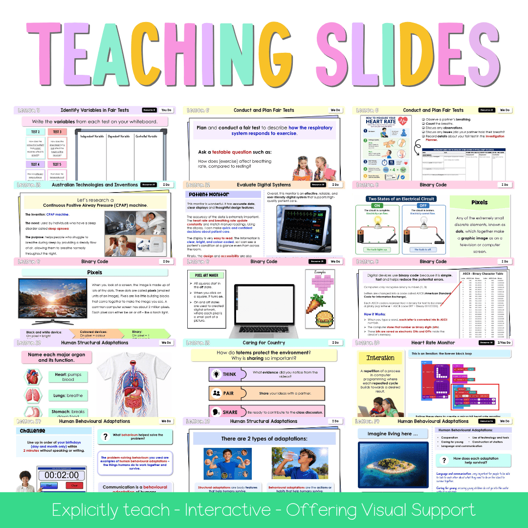 Stage 3 NSW Science Sample Unit 2 Teaching Pack 2026 - Teaching Bundle
