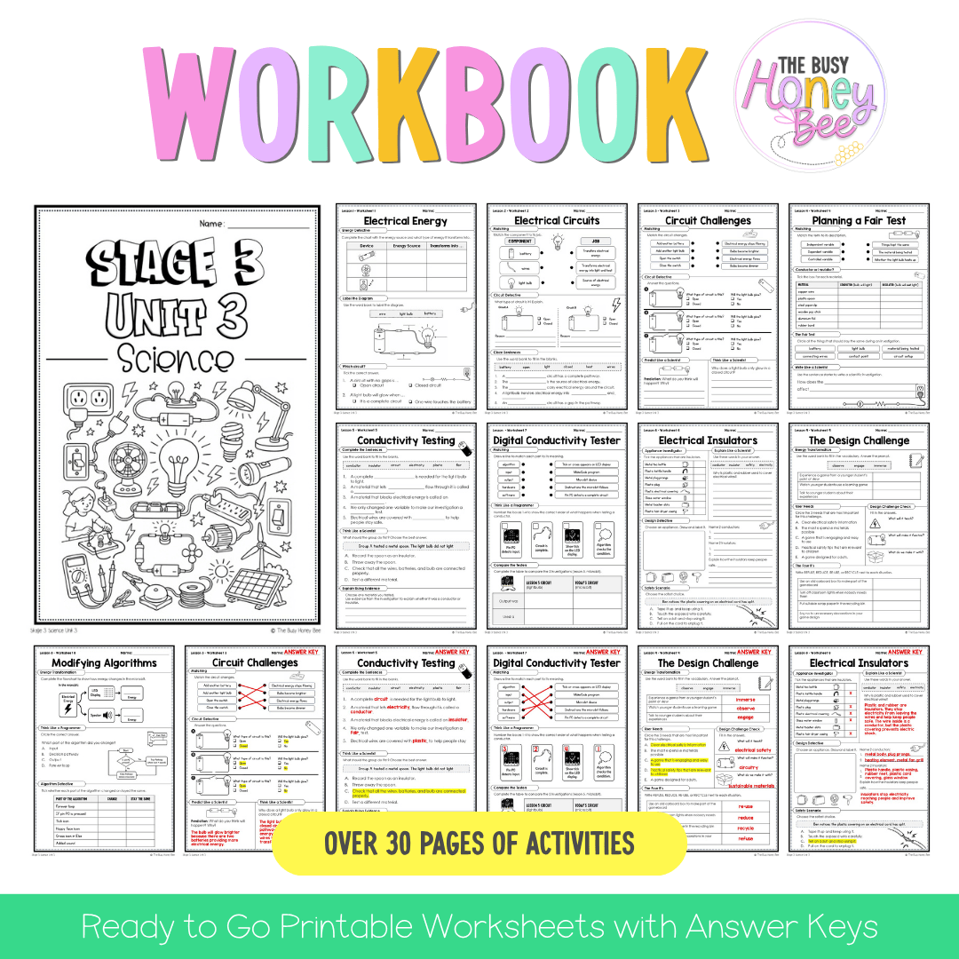 Stage 3 NSW Science Sample Unit 3 Teaching Pack 2026 - Teaching Bundle