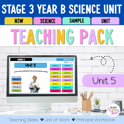 Stage 3 NSW Science Sample Unit 5 Teaching Pack 2026 - Teaching Bundle