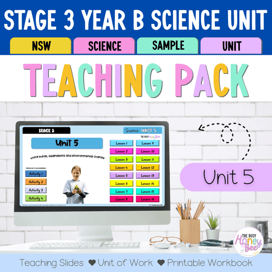 Stage 3 NSW Science Sample Unit 5 Teaching Pack 2026 - Teaching Bundle