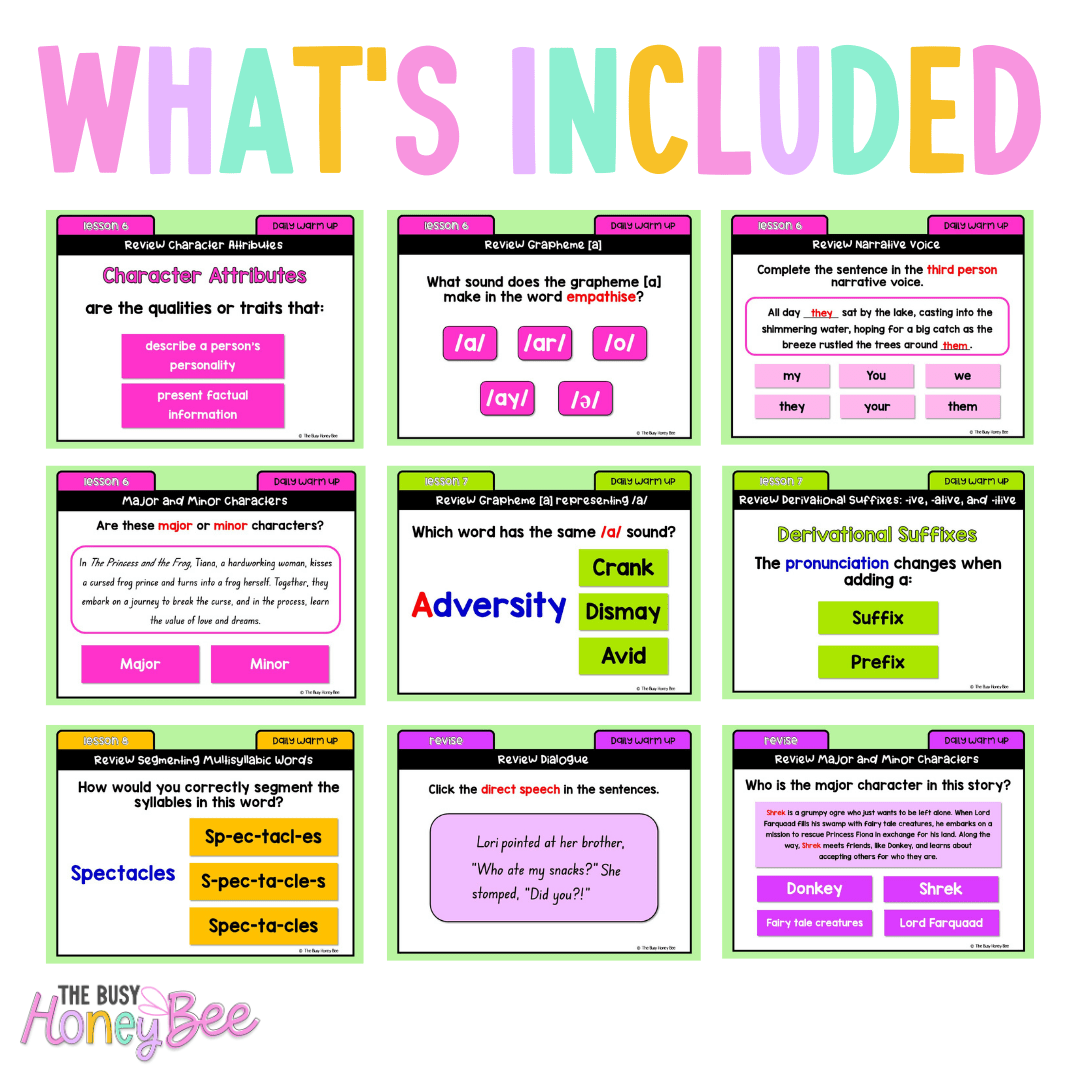 Stage 3 Year A Australian | NSW English Daily Review | Warm-Up Unit 1 Bundle - Warm Up | Revision