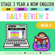 Stage 3 Year A Australian | NSW English Daily Review | Warm-Up Unit 2 Week 2 - Warm Up | Revision