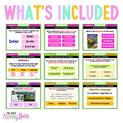 Stage 3 Year A Australian | NSW English Daily Review | Warm-Up Unit 3 Week 5 - Warm Up | Revision