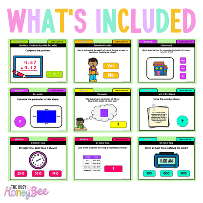 Stage 3 Year A Australian | NSW Math Daily Review | Warm-Up Term 1 Mega Bundle -