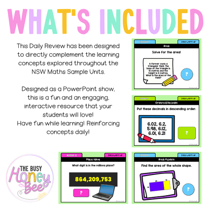 Stage 3 Year A Australian | NSW Math Daily Review | Warm-Up Unit 11 - Warm Up | Revision