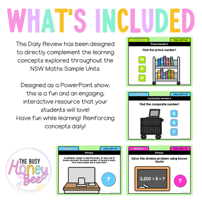 Stage 3 Year A Australian | NSW Math Daily Review | Warm-Up Unit 13 - Warm Up | Revision
