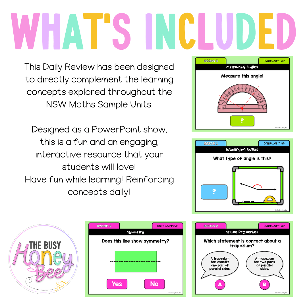 Stage 3 Year A Australian | NSW Math Daily Review | Warm-Up Unit 19 - Warm Up | Revision