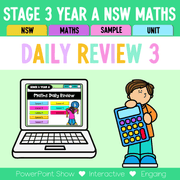 Stage 3 Year A Australian | NSW Math Daily Review | Warm-Up Unit 3 -