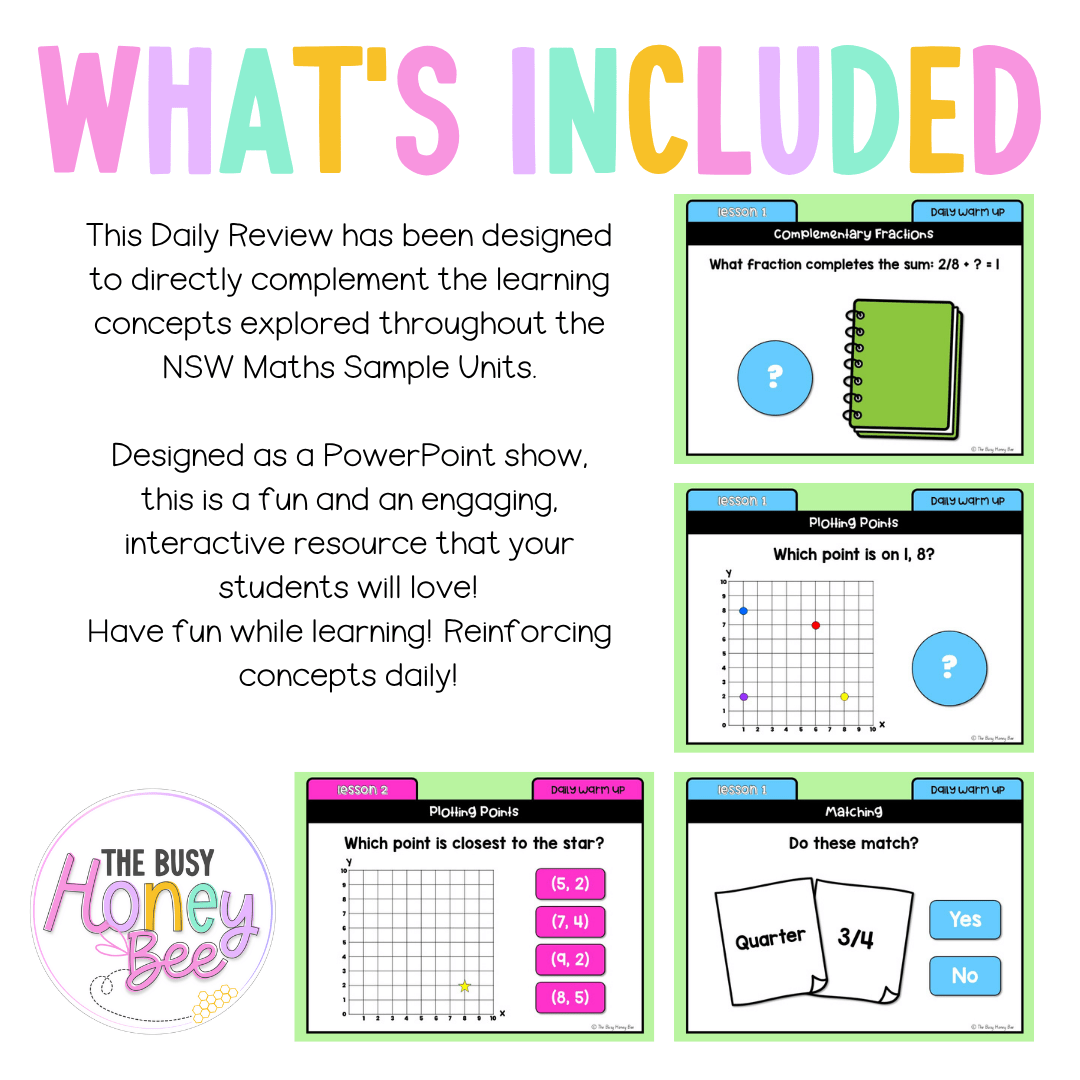 Stage 3 Year A Australian | NSW Math Daily Review | Warm-Up Unit 8 - Warm Up | Revision