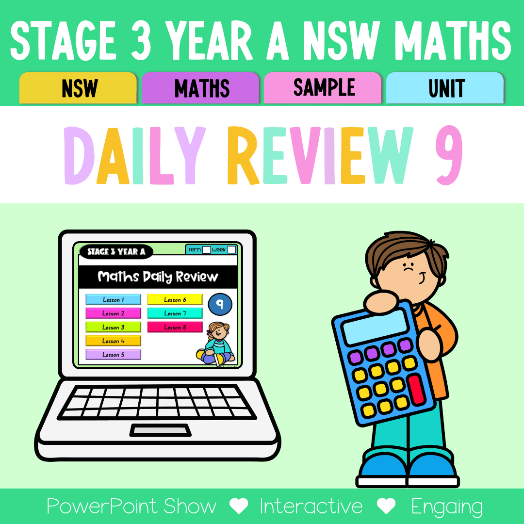Stage 3 Year A Australian | NSW Math Daily Review | Warm-Up Unit 9 - Warm Up | Revision