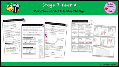 Stage 3 Year A Differentiated Maths Assessment Unit 1 - Assessment