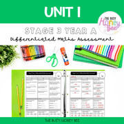 Stage 3 Year A Differentiated Maths Assessment Unit 1 - Assessment