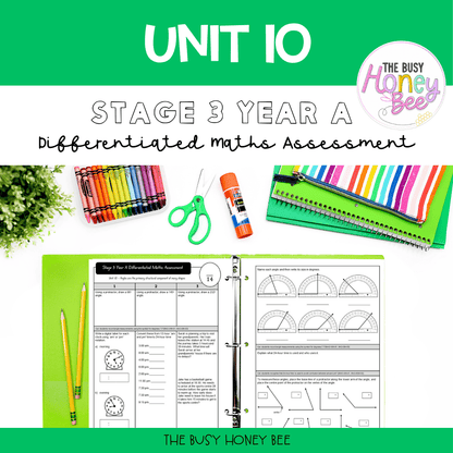 Stage 3 Year A Differentiated Maths Assessment Unit 10 - Microsoft Word Document