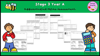 Stage 3 Year A Differentiated Maths Assessment Unit 13 - Microsoft Word Document