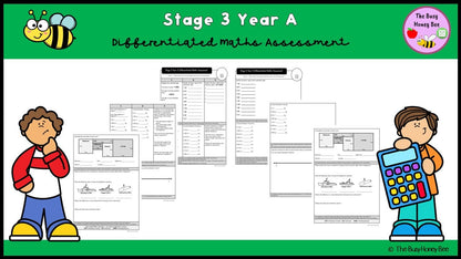 Stage 3 Year A Differentiated Maths Assessment Unit 14 - Microsoft Word Document