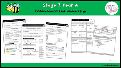 Stage 3 Year A Differentiated Maths Assessment Unit 16 - Assessment