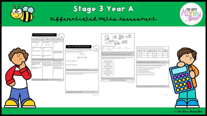 Stage 3 Year A Differentiated Maths Assessment Unit 16 - Assessment