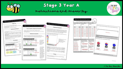 Stage 3 Year A Differentiated Maths Assessment Unit 18 - Assessment
