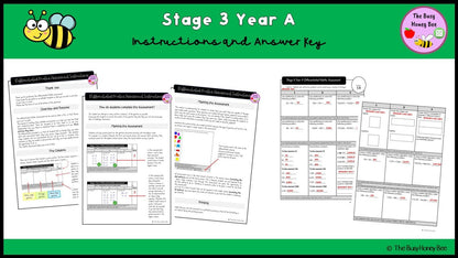 Stage 3 Year A Differentiated Maths Assessment Unit 2 - Microsoft Word Document