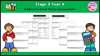 Stage 3 Year A Differentiated Maths Assessment Unit 2 - Microsoft Word Document