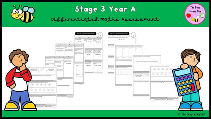 Stage 3 Year A Differentiated Maths Assessment Unit 6 - Microsoft Word Document