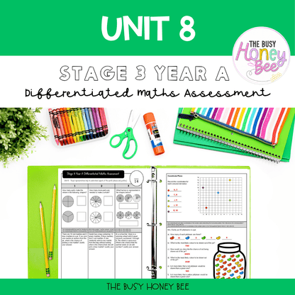 Stage 3 Year A Differentiated Maths Assessment Unit 8 - Microsoft Word Document