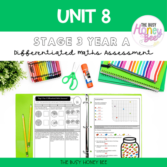 Stage 3 Year A Differentiated Maths Assessment Unit 8 - Microsoft Word Document