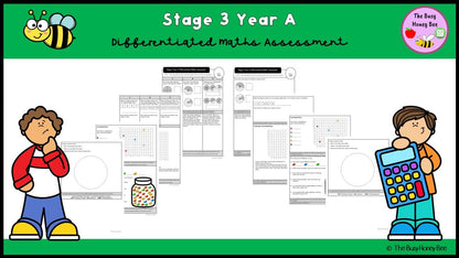 Stage 3 Year A Differentiated Maths Assessment Unit 8 - Microsoft Word Document