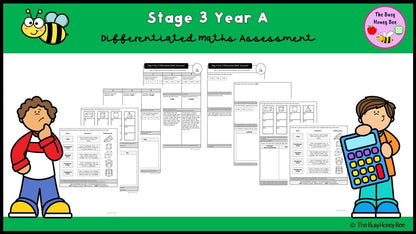 Stage 3 Year A Differentiated Maths Assessment Unit 9 - Microsoft Word Document
