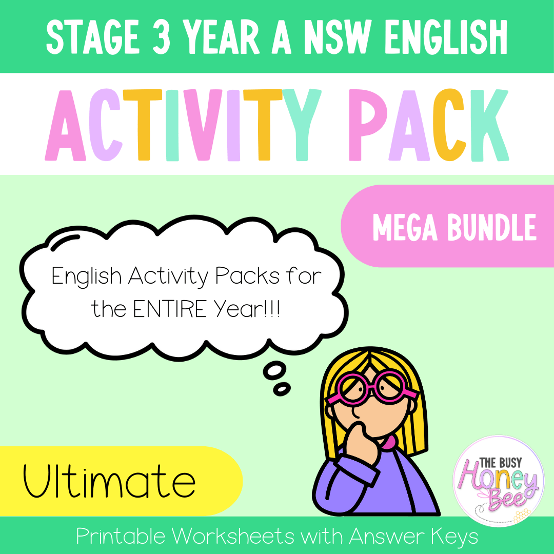 Stage 3 Year A English Activity Pack ULTIMATE Mega Bundle -