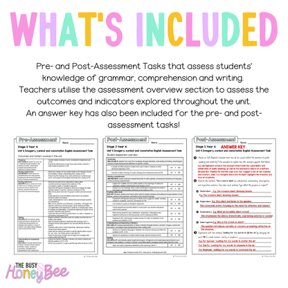 Stage 3 Year A English Pre- and Post-Assessment Unit 4 Imagery, symbol and connotation - Assessment