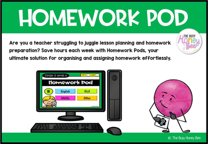Stage 3 Year A Homework/Learning Pod 11 - Homework | Casual Teaching