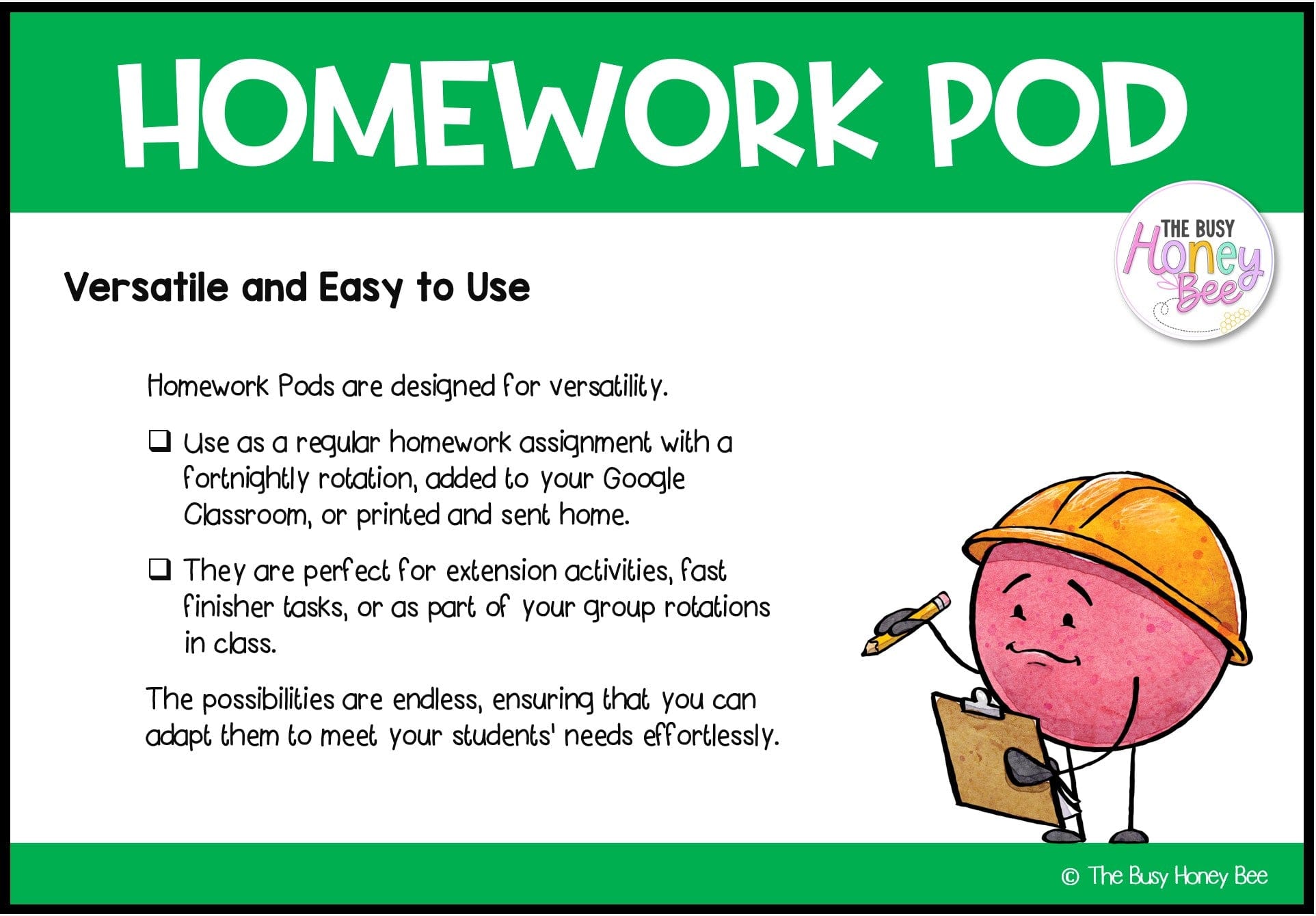 Stage 3 Year A Homework/Learning Pod 13 - Homework | Casual Teaching