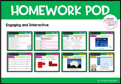Stage 3 Year A Homework/Learning Pod 14 - Homework | Casual Teaching