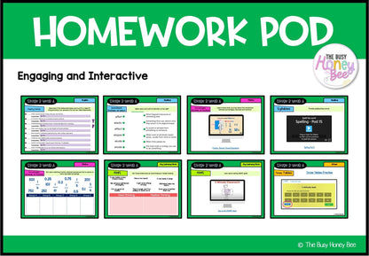 Stage 3 Year A Homework/Learning Pod 15 - Homework | Casual Teaching