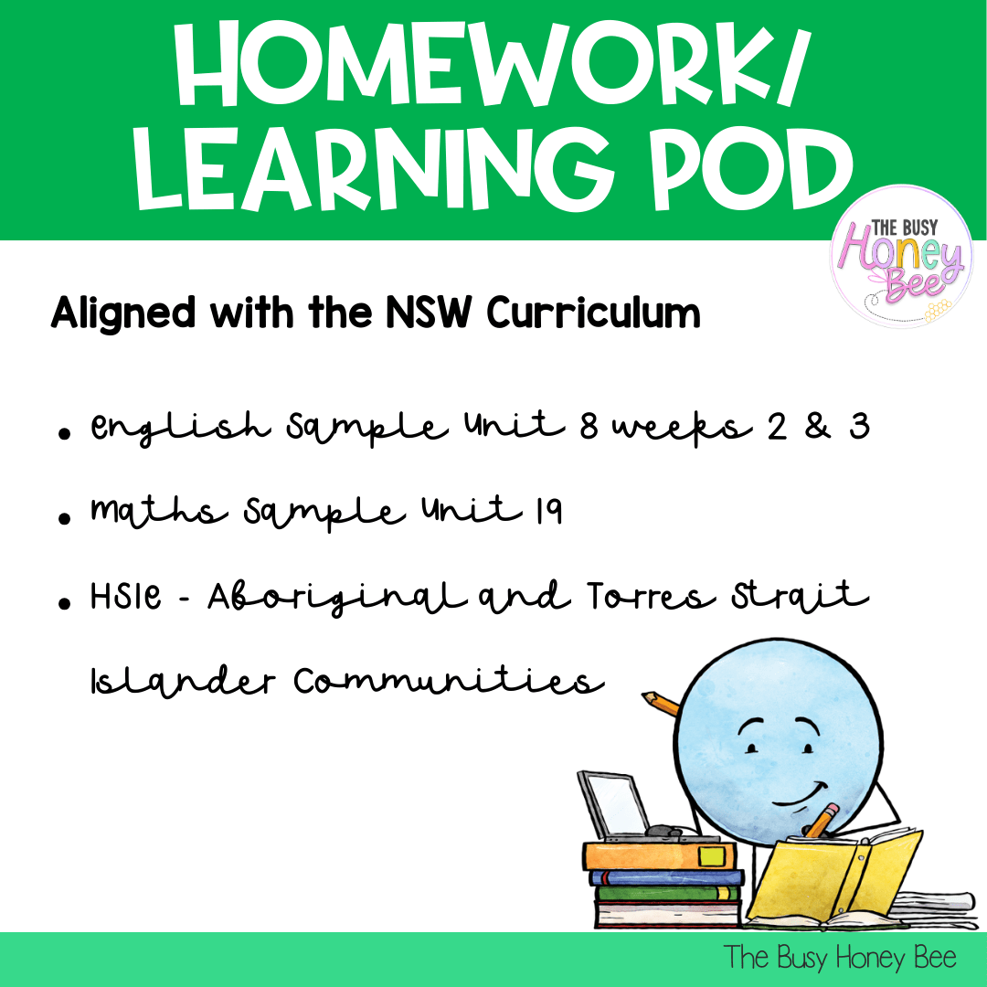 Stage 3 Year A Homework/Learning Pod 19 - Homework | Casual Teaching